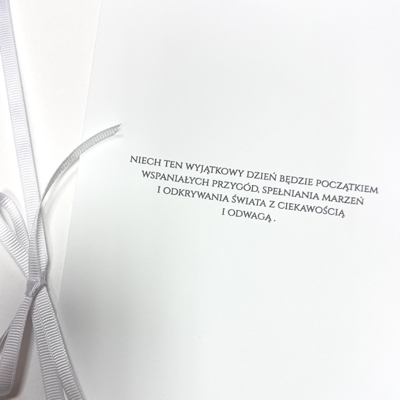 KARTKA NA PIERWSZĄ KOMUNIĘ